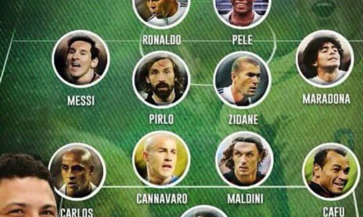 XI wszech czasów według brazylijskiego Ronaldo